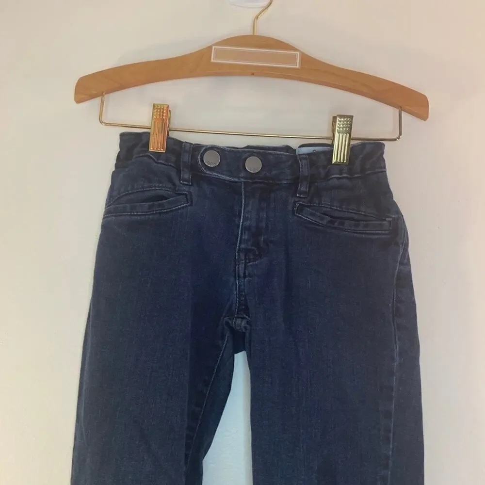 GAP Girl’s Super Skinny Dark Wash Adjustable Waist Snap Ankle Jeans / Size: 8R